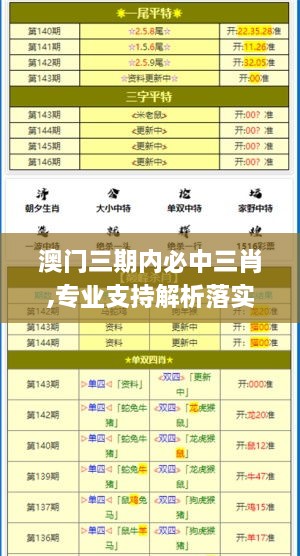 澳门三期内必中三肖,专业支持解析落实_QBS1.46.70影音体验版