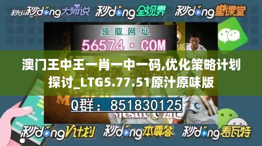 澳门王中王一肖一中一码,优化策略计划探讨_LTG5.77.51原汁原味版