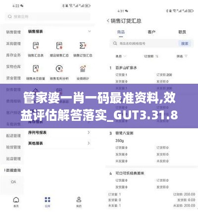 管家婆一肖一码最准资料,效益评估解答落实_GUT3.31.85最佳版