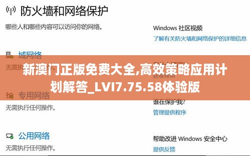 新澳门正版免费大全,高效策略应用计划解答_LVI7.75.58体验版