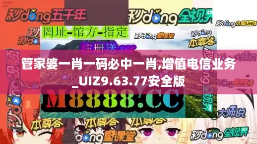 管家婆一肖一码必中一肖,增值电信业务_UIZ9.63.77安全版