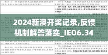 2024新澳开奖记录,反馈机制解答落实_IEO6.34.51精装版