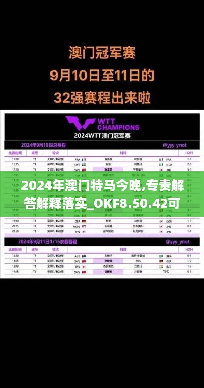 2024年澳门特马今晚,专责解答解释落实_OKF8.50.42可靠性版