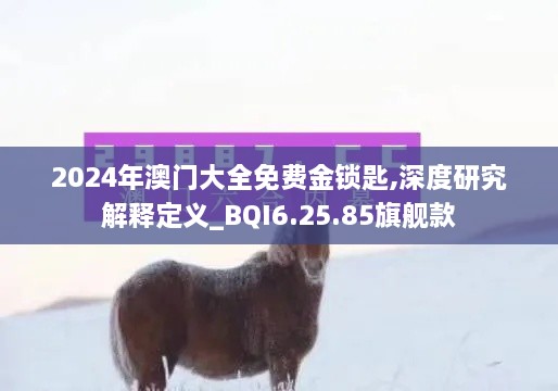 2024年澳门大全免费金锁匙,深度研究解释定义_BQI6.25.85旗舰款