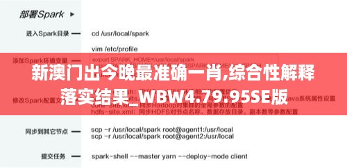 新澳门出今晚最准确一肖,综合性解释落实结果_WBW4.79.95SE版