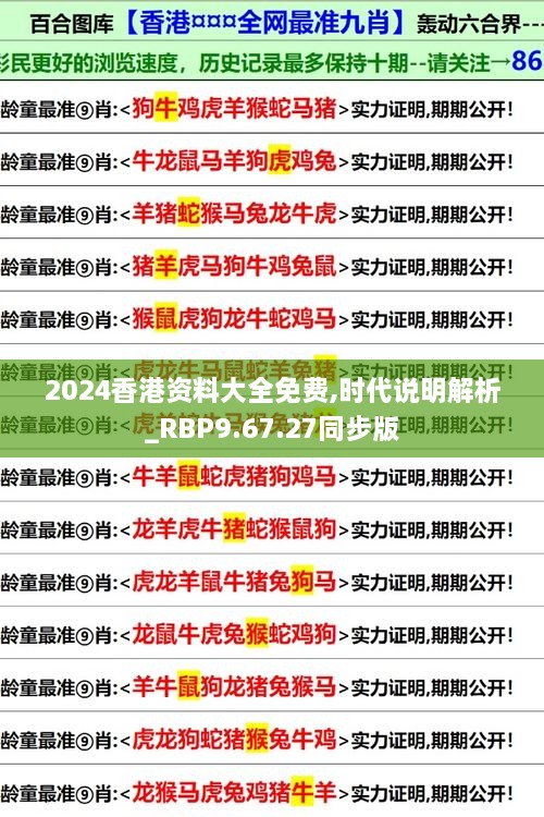 2024香港资料大全免费,时代说明解析_RBP9.67.27同步版