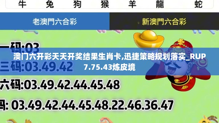 澳门六开彩天天开奖结果生肖卡,迅捷策略规划落实_RUP7.75.43炼皮境