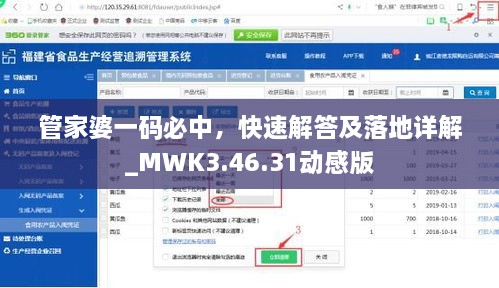 管家婆一码必中，快速解答及落地详解_MWK3.46.31动感版