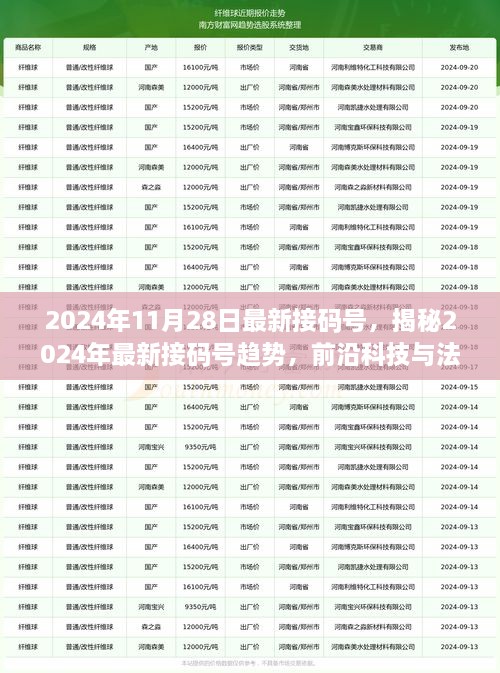 揭秘最新接码号趋势，前沿科技挑战与法规应对的探讨（2024年11月28日更新）