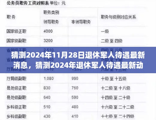 深度解读与期待，2024年退休军人待遇最新动态及预测分析