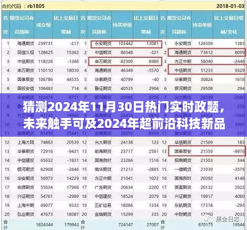 揭秘未来热门实时政题，科技与前沿趋势解析——引领未来的高科技引领者 2024年展望至11月30日