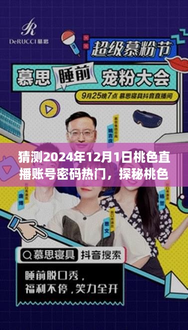 探秘桃色直播，心灵与自然的美妙约会，揭秘秘密账号之旅（2024年12月1日）