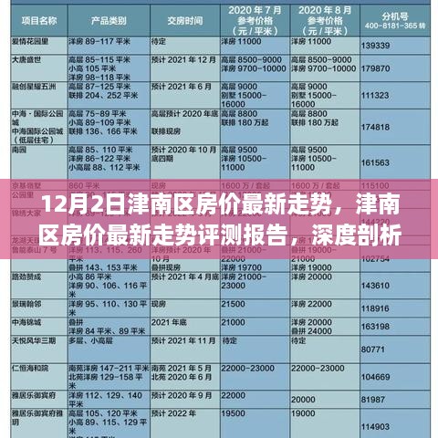 津南区房价最新走势深度解析与评测报告（以12月2日数据为依据）