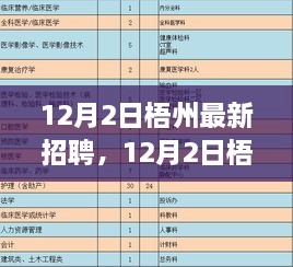 12月2日梧州最新招聘汇总及求职攻略