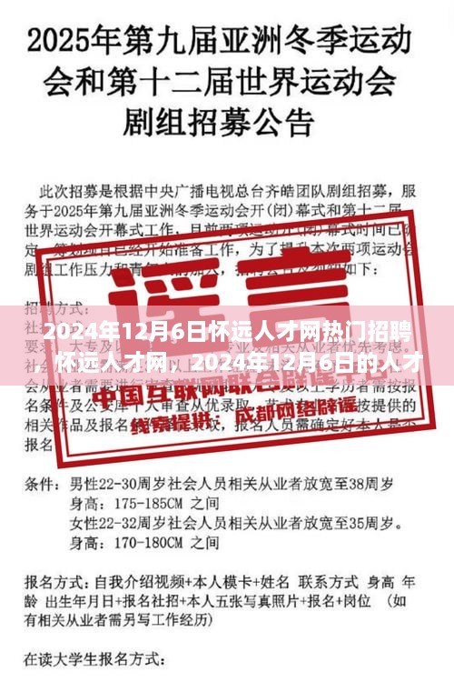 怀远人才网招聘热潮，2024年12月6日的人才盛宴与求职招聘动态