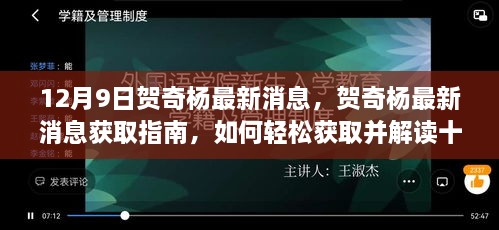 12月9日贺奇杨最新消息获取指南，轻松解读最新更新动态