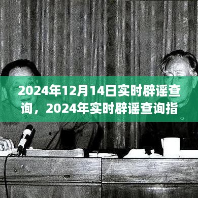 2024年实时辟谣查询指南，教你如何准确查询并应对网络谣言