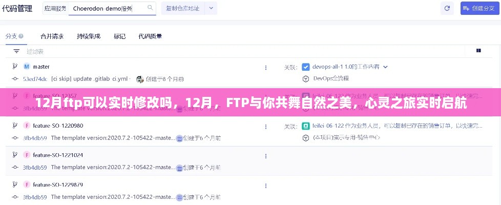 12月FTP实时修改与自然之美的心灵之旅，FTP与你共舞，实时启航心灵之旅。