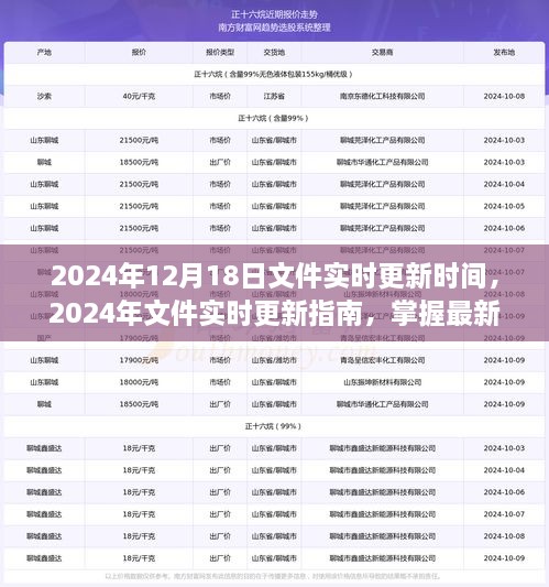 掌握最新动态，2024年文件实时更新指南与高效管理数字世界