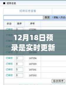 关于12月18日预录是否实时更新的知乎解答与操作指南（初学者与进阶用户必看）