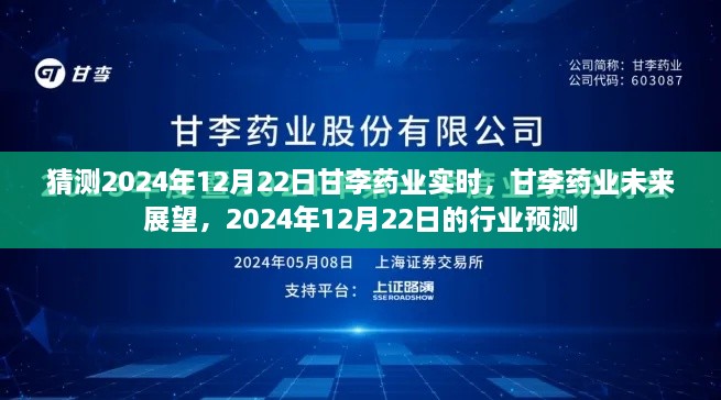 甘李药业未来展望，行业预测与2024年展望