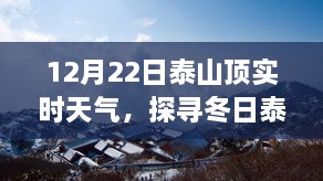 鼓舞人心的冬日之旅，探寻泰山顶的宁静与美景，实时天气播报（12月22日）