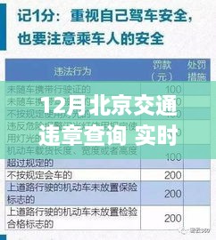 北京交通违章实时查询系统解析与指南