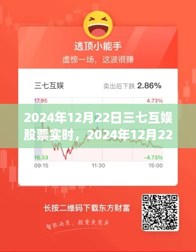 2024年12月22日三七互娱股票实时分析与交易操作指南，适合初学者与进阶用户的参考