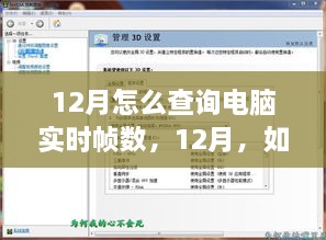 12月如何轻松查询电脑实时帧数指南