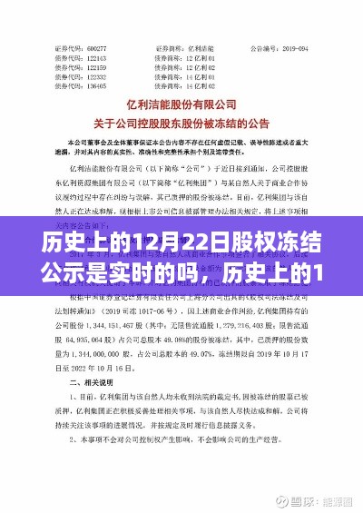 历史上的12月22日股权冻结公示实时性探讨