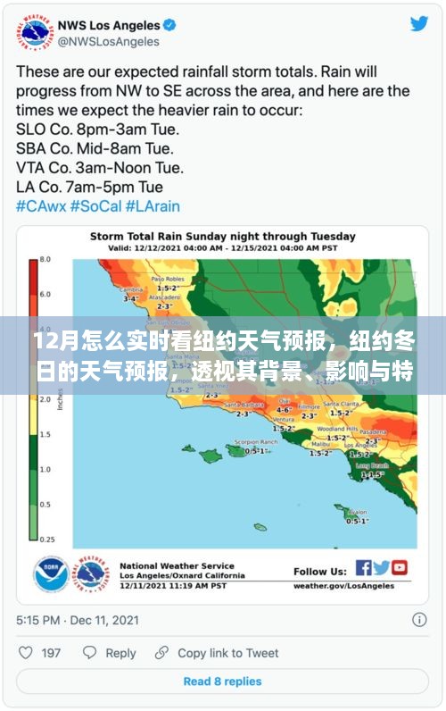 纽约冬季天气预报，背景、影响与实时更新，洞悉时代变迁中的气象变迁