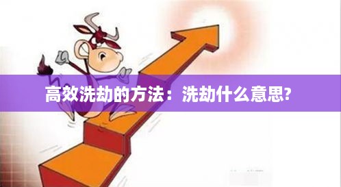 高效洗劫的方法：洗劫什么意思? 