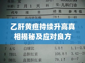 乙肝黄疸持续升高真相揭秘及应对良方