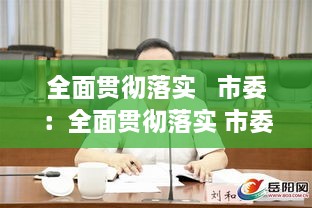 全面贯彻落实   市委：全面贯彻落实 市委巡察工作 