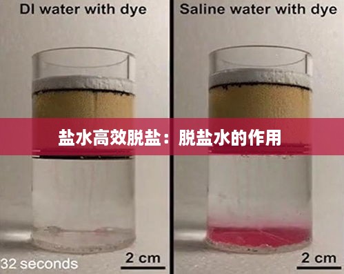 盐水高效脱盐：脱盐水的作用 