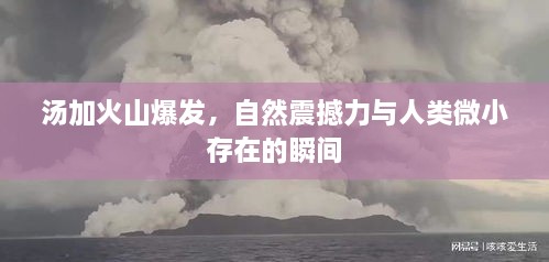 汤加火山爆发，自然震撼力与人类微小存在的瞬间