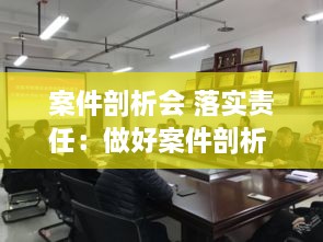 案件剖析会 落实责任：做好案件剖析 