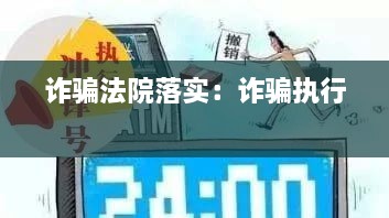 诈骗法院落实：诈骗执行 