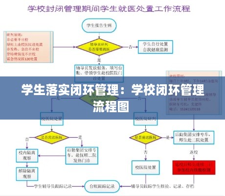 学生落实闭环管理：学校闭环管理流程图 