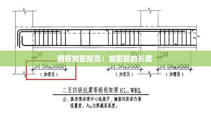 固筋加密规范：加密筋的长度 