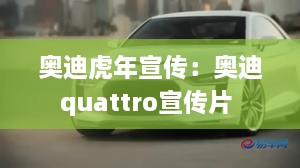 奥迪虎年宣传：奥迪quattro宣传片 