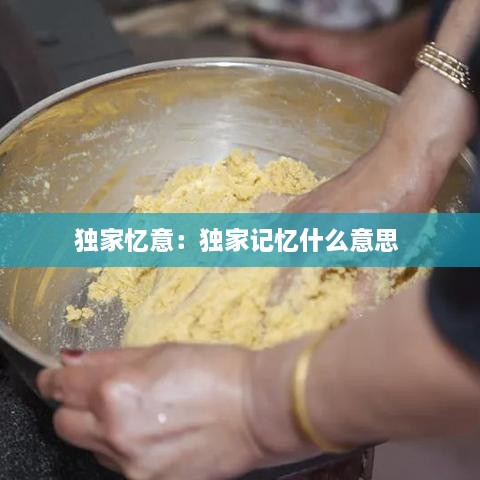 独家忆意：独家记忆什么意思 