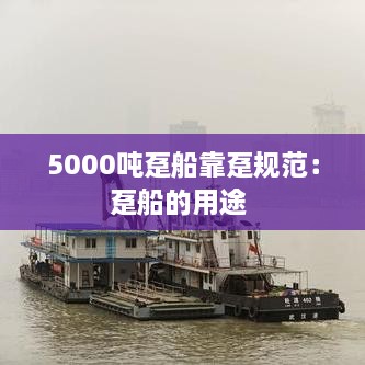 5000吨趸船靠趸规范：趸船的用途 