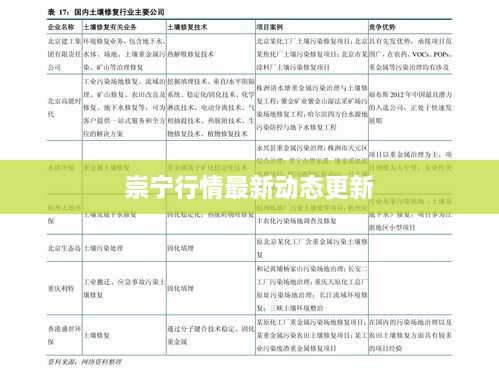 崇宁行情最新动态更新