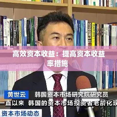 高效资本收益：提高资本收益率措施 