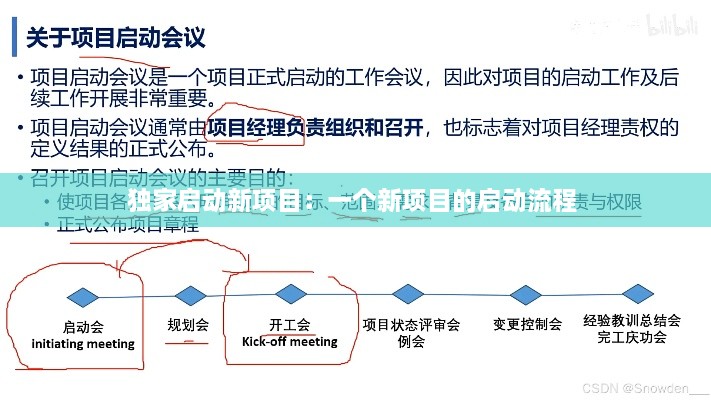 独家启动新项目：一个新项目的启动流程 