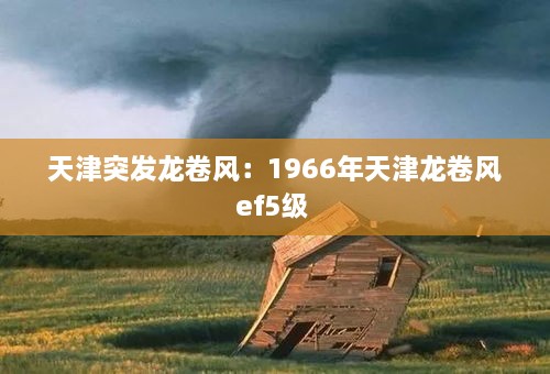 天津突发龙卷风：1966年天津龙卷风ef5级 