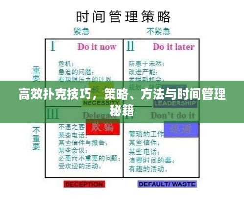 高效扑克技巧，策略、方法与时间管理秘籍