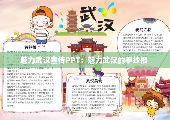 魅力武汉宣传PPT：魅力武汉的手抄报 