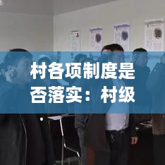 村各项制度是否落实：村级各项工作制度 